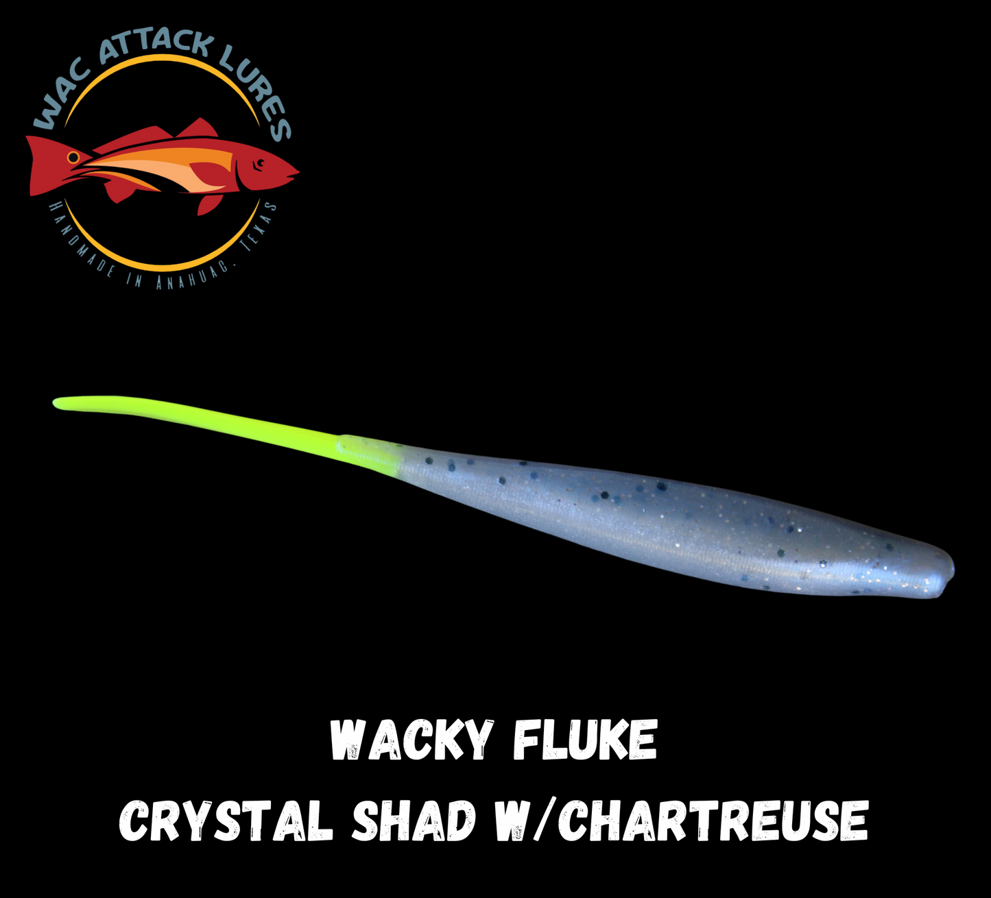 WACky Fluke Crystal Shad