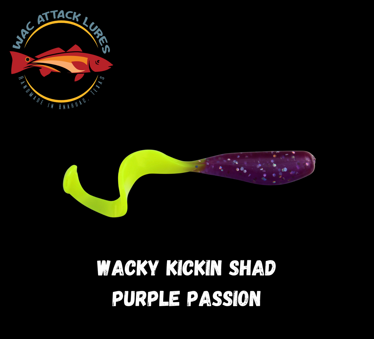 WACky Kickin Shad Purple Passion