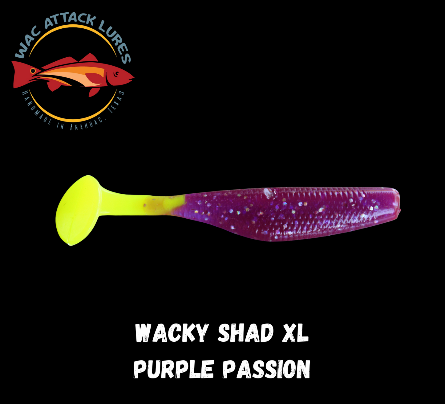 WACky Shad XL Purple Passion