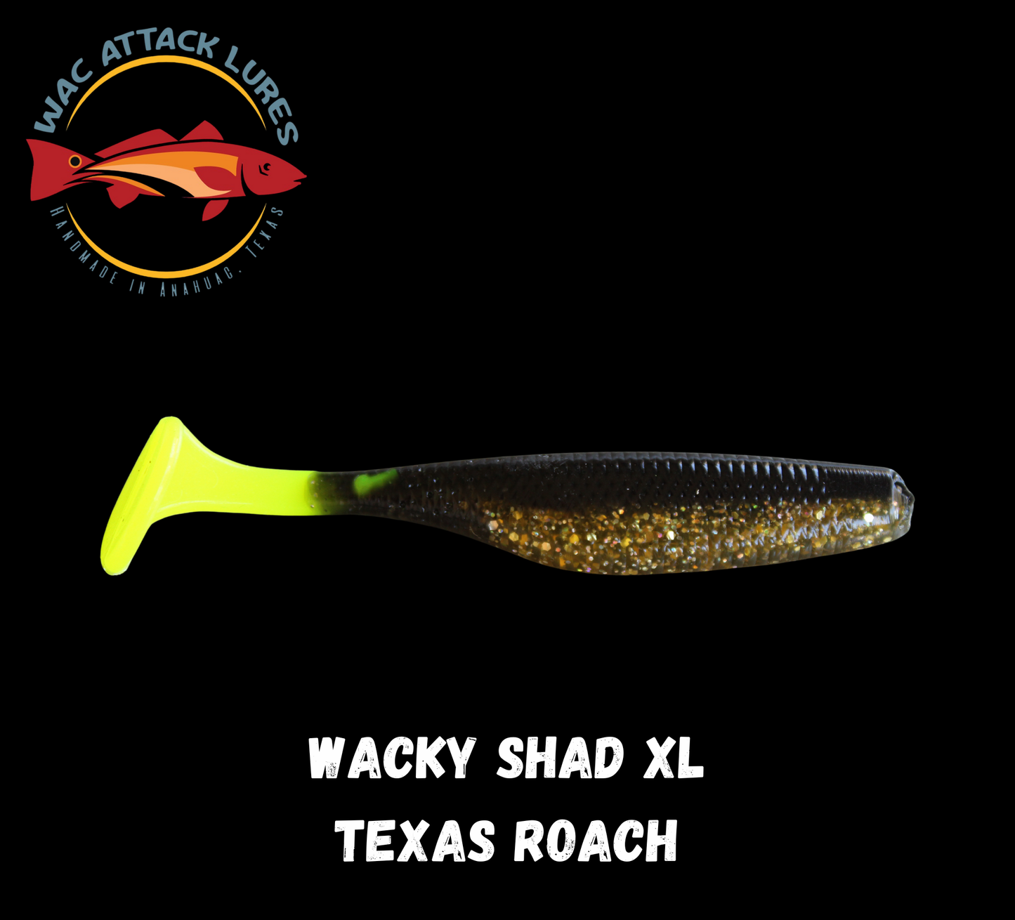 WACky Shad XL Texas Roach