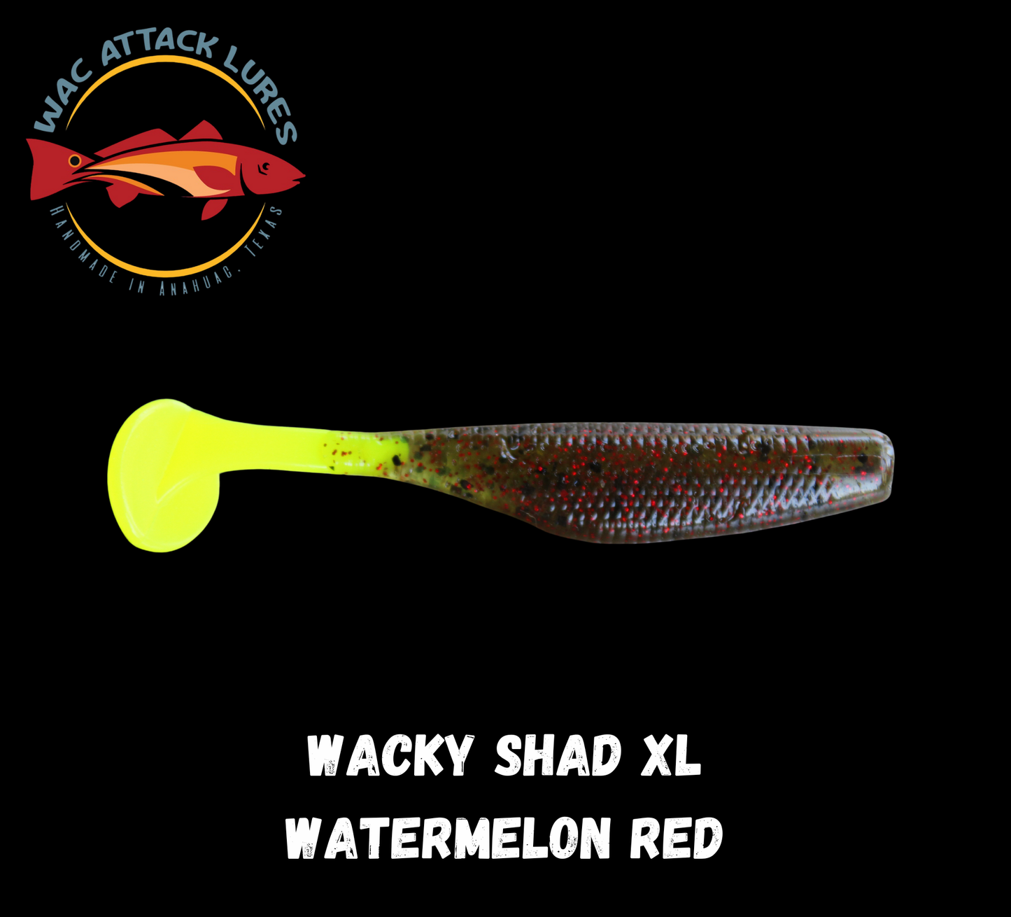 WACky Shad XL Watermelon Red