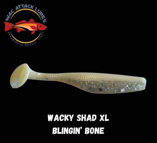 WACky Shad XL Blingin' bone