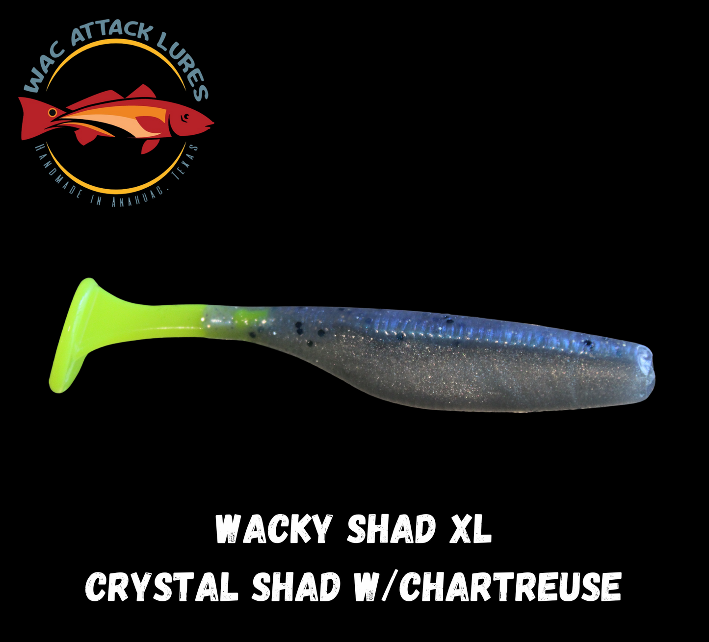 WACky Shad XL Crystal Shad