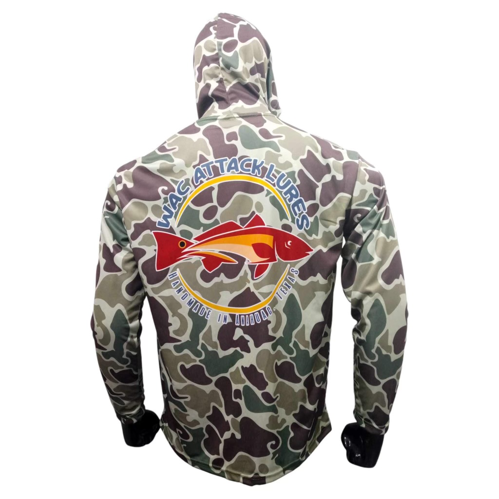 Camo Hooded Fishing Shirt