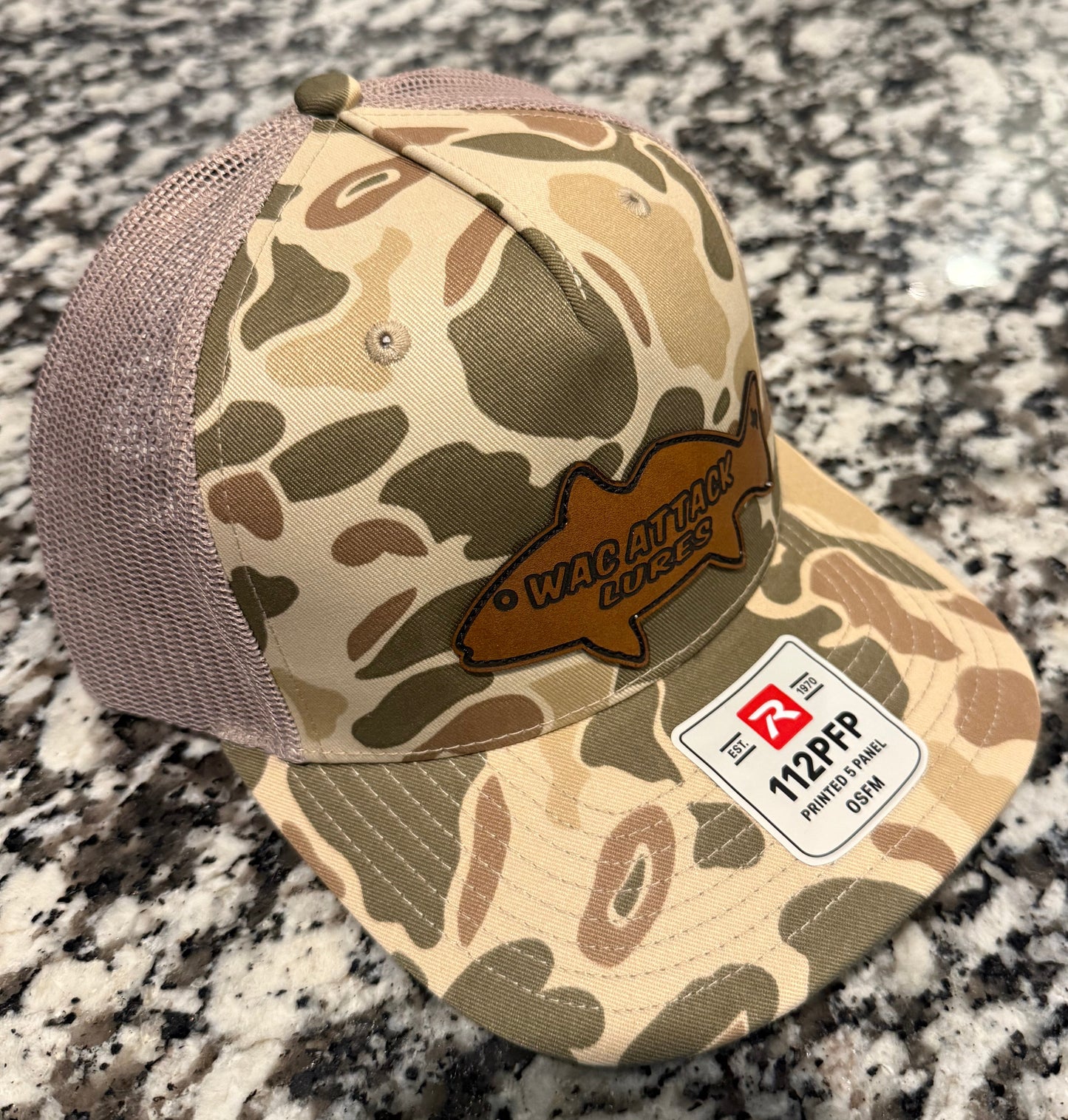 Tan Duck Camo Trucker Hat