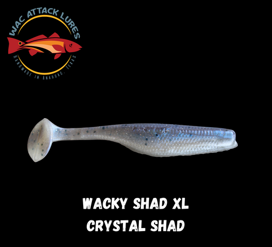 WACky Shad XL Crystal Shad