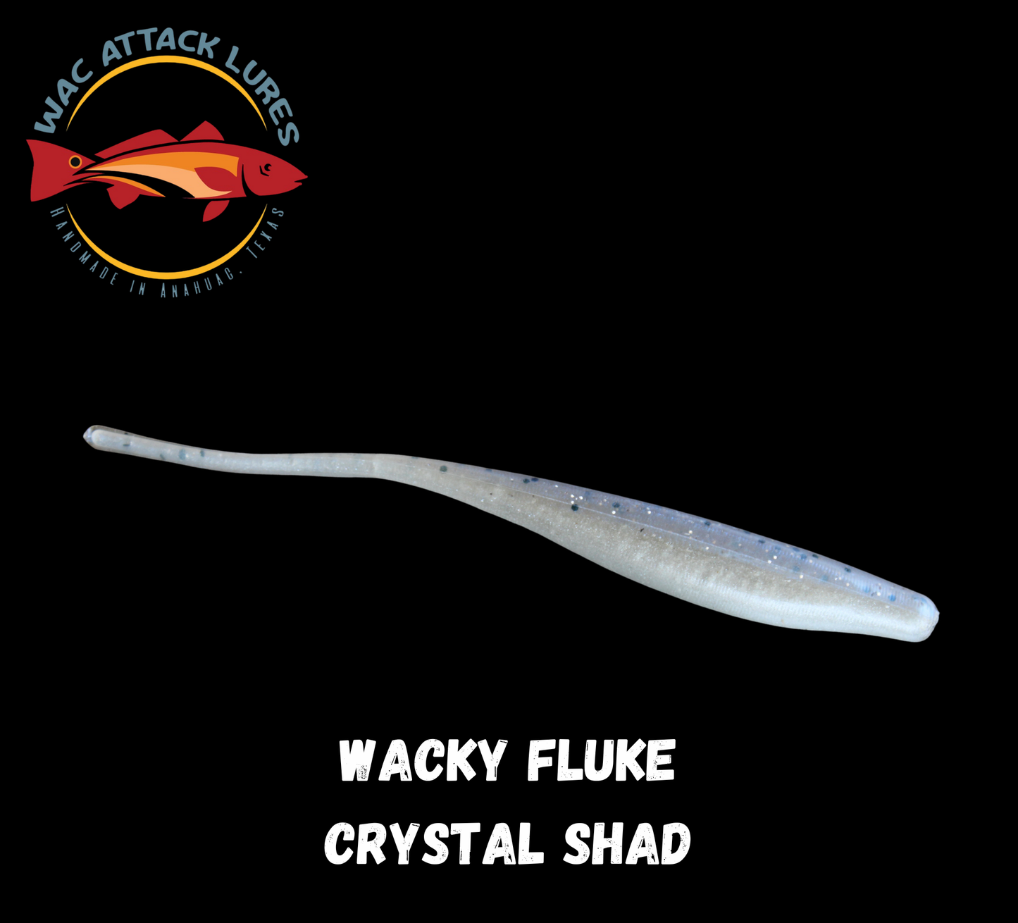 WACky Fluke Crystal Shad