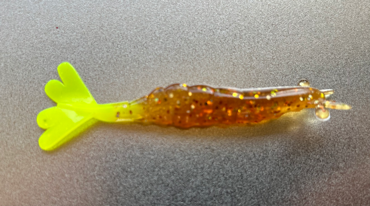 Electric Rootbeer WACky Shrimp – Wac Attack Lures