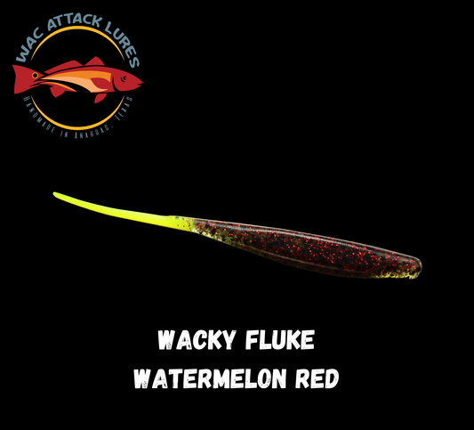 WACky Fluke Watermelon Red