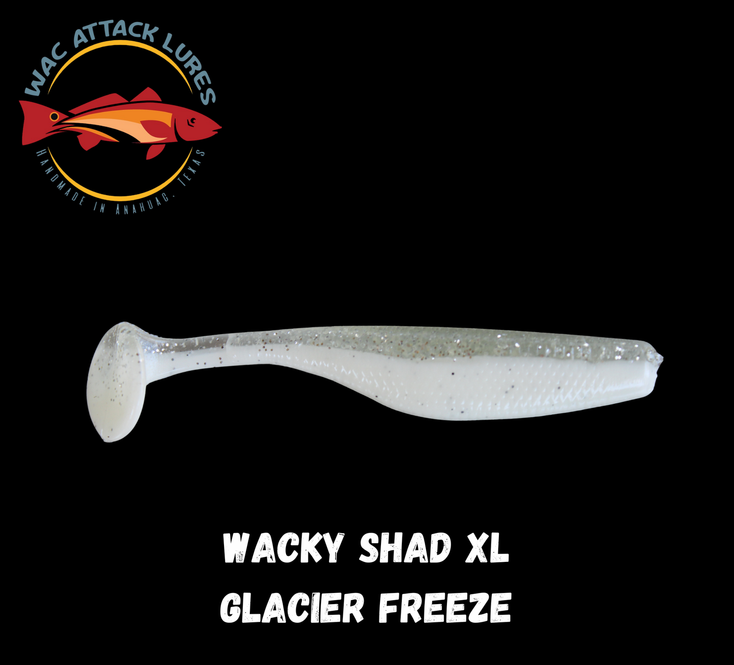 WACky Shad XL Glacier Freeze