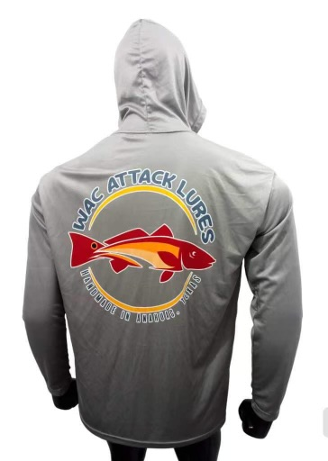 Grey Performance Hooded Fishing Shirt