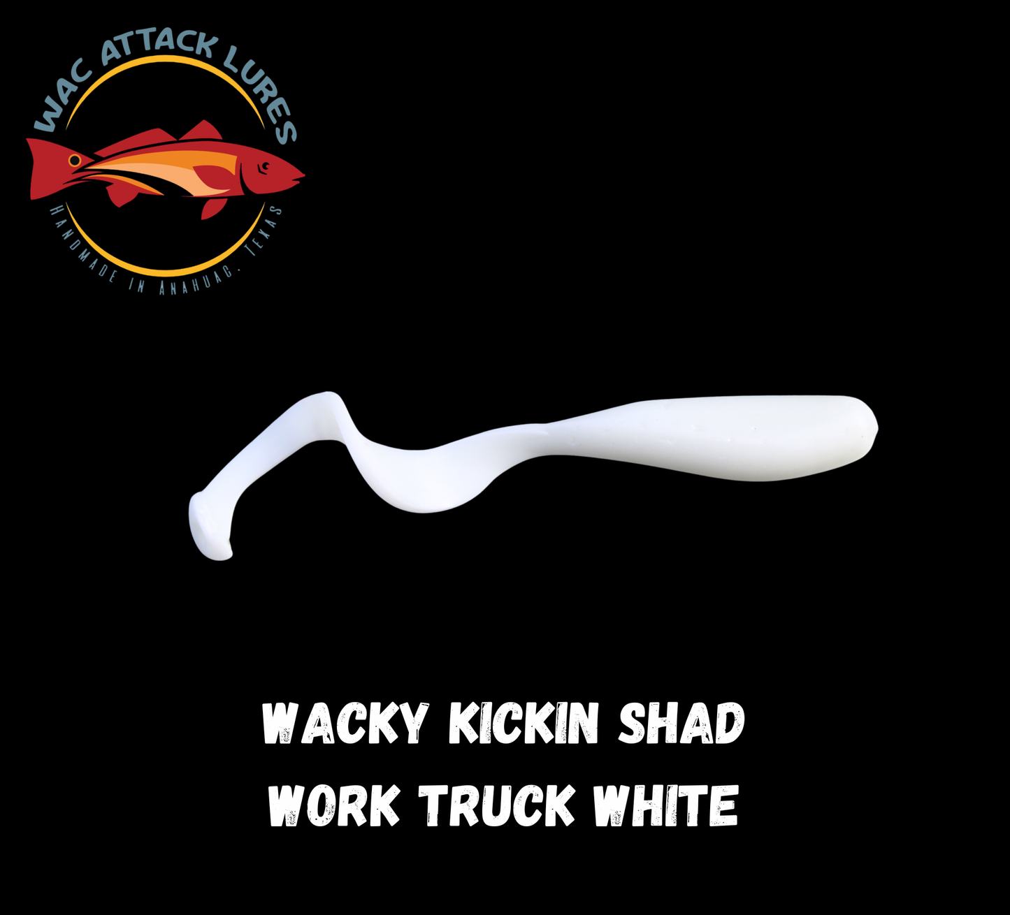 WACky Kickin Shad Work Truck White