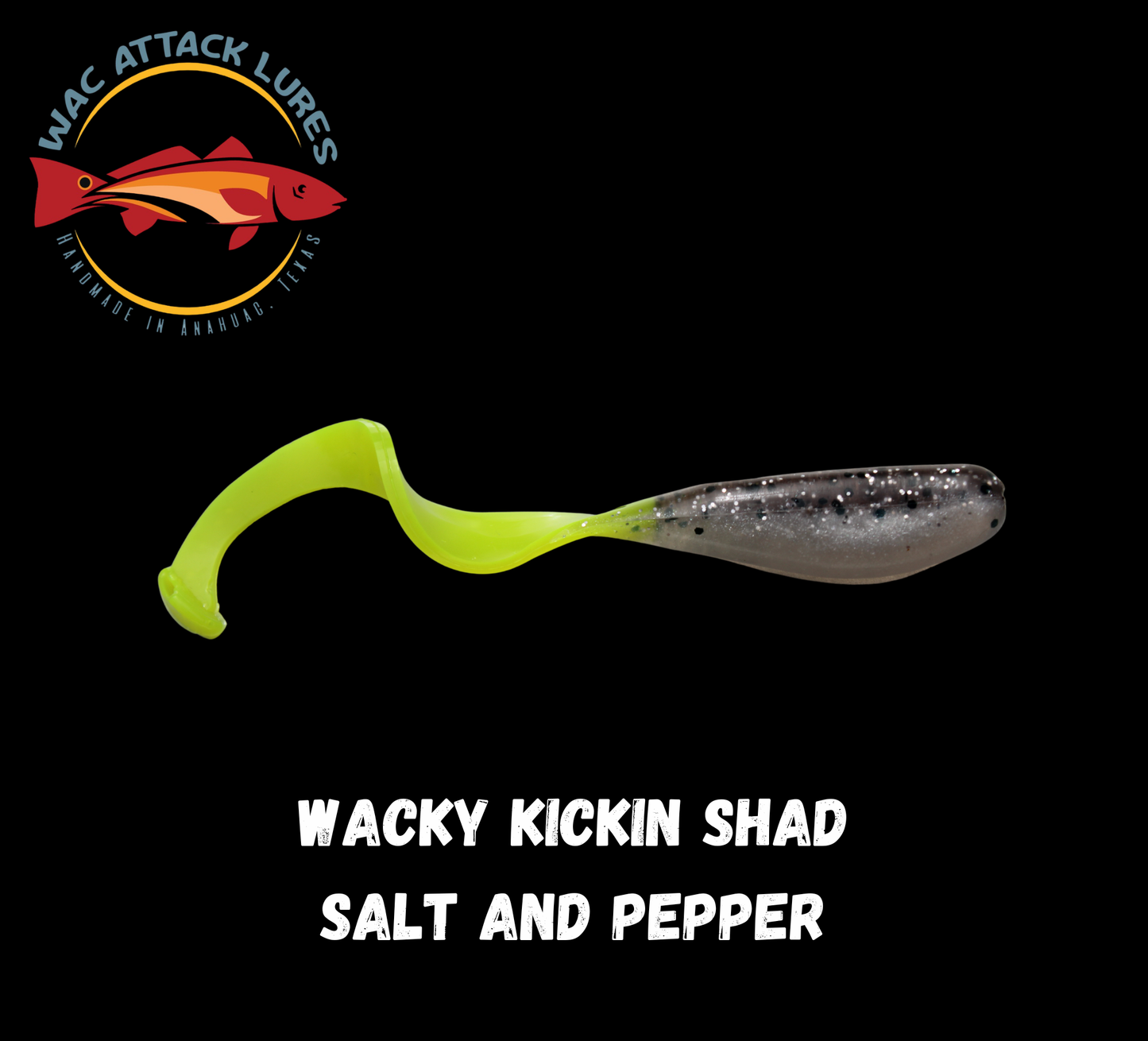 WACky Kickin Shad Salt and Pepper