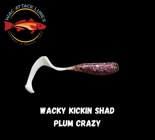 WACky Kickin Shad Plum Crazy