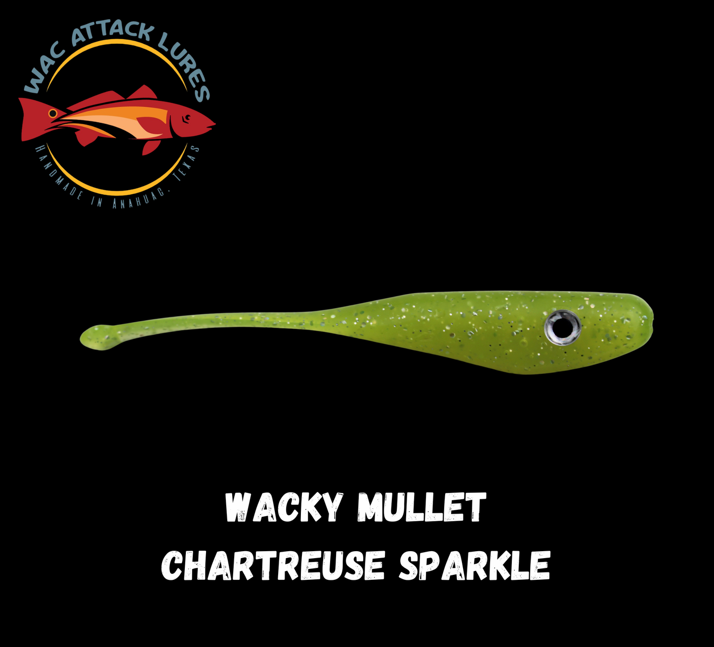 WACky Mullet Chartreuse Sparkle