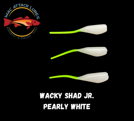 WACky Shad Jr.  Pearly White