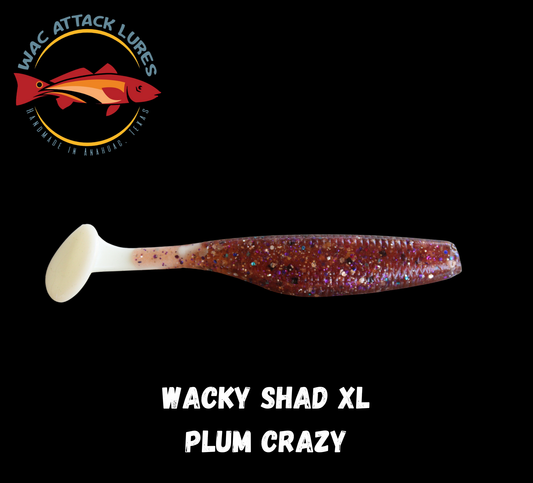 WACky Shad XL Plum Crazy
