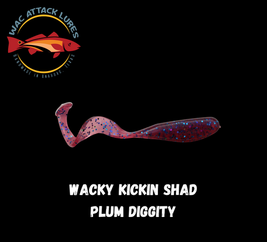 WACky Kickin Shad Plum Diggity