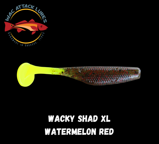 WACky Shad XL Watermelon Red